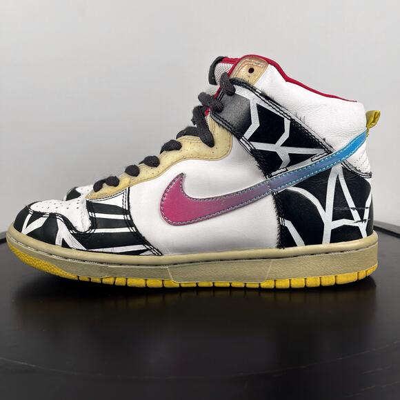 Size 8.5 Nike SB Dunk High 2008 Thrashin Mens Y2K Vintage Dunks SBs Skate Shoes - Picture 2 of 16